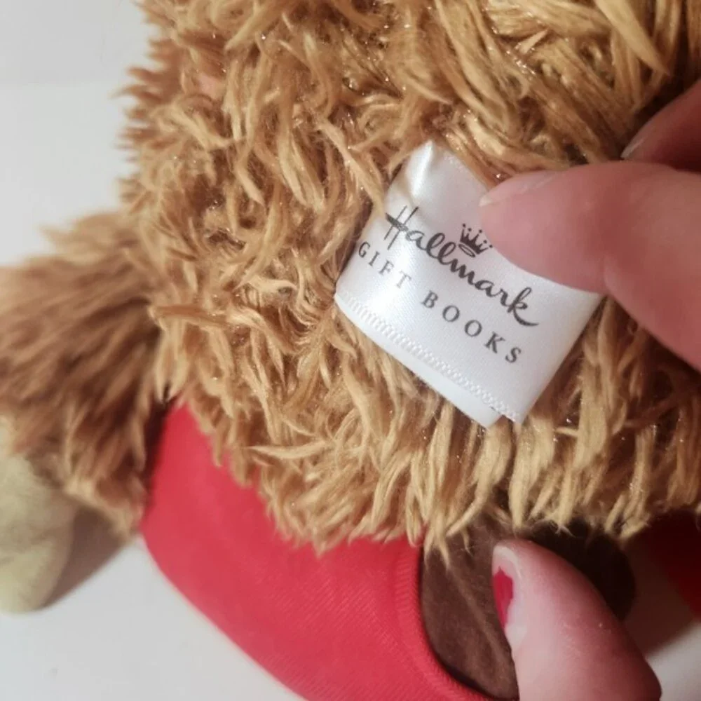 Hallmark Bigsby the Monster Interactive Story Buddy Plush Brown Shaggy Toy flaw - Picture 3 of 6